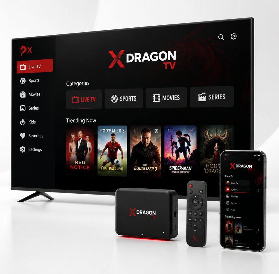 X DRAGON TV en televisor, TV Box y móvil